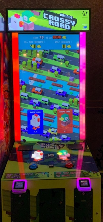 crossy road arcade machine updates