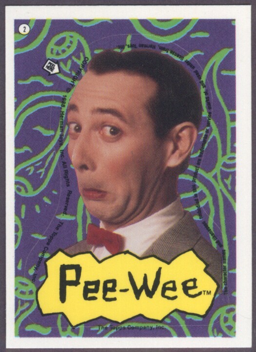 Rewind Retropopcult Pee Wee’s Playhouse Stickers 1988