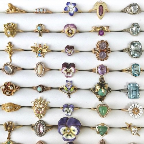 culturenlifestyle:Bespoke Antique Jewelry Collected by Husband...