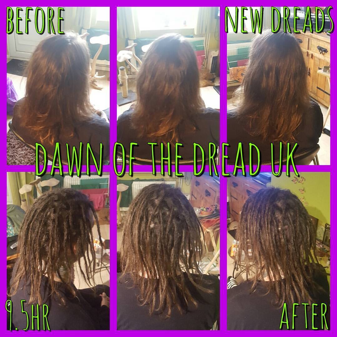 Dreadcore Backcomb Crochet 51 Dreads On Thin Hair These