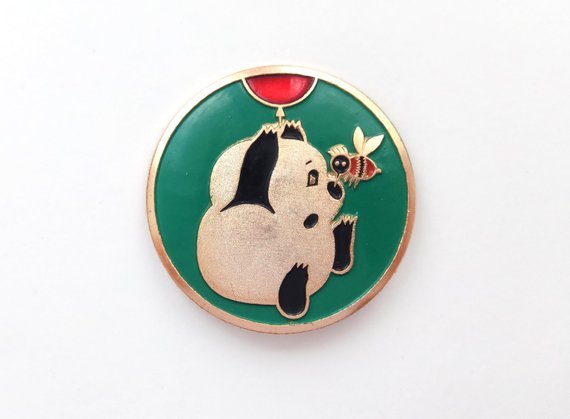 Winnie the Pooh enamel pin