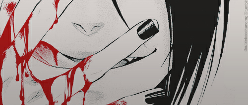 anime evil smile | Tumblr