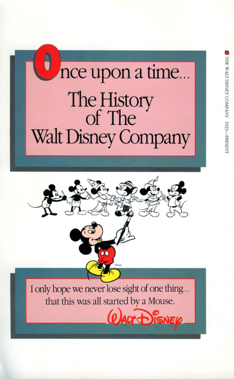 gameraboy:1990 Disneyland story booklet for the 35th anniversary...