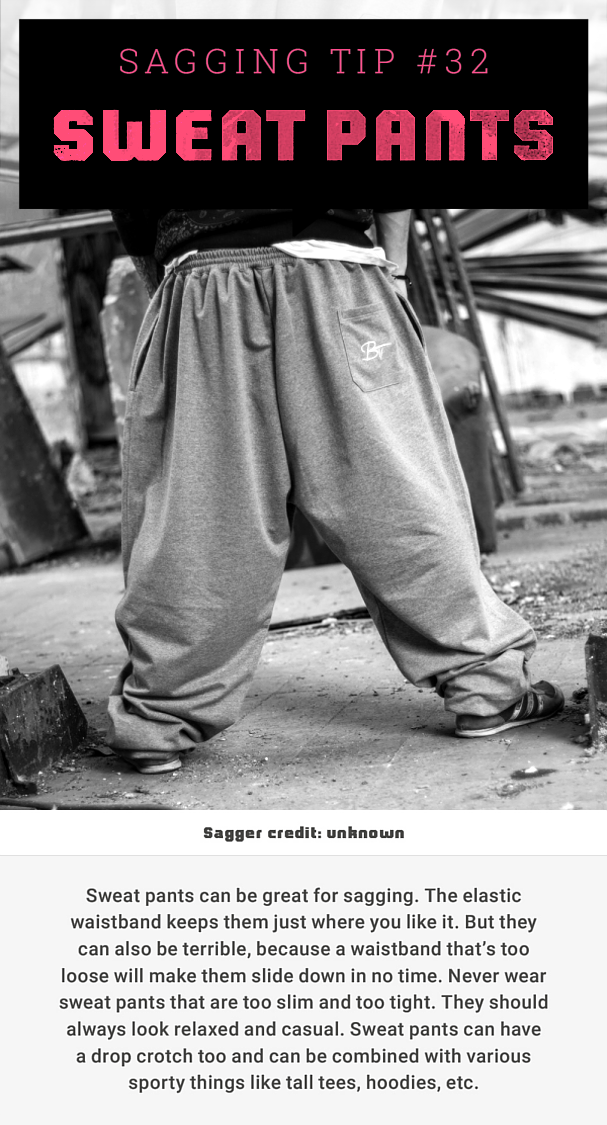 sagging sweatpants