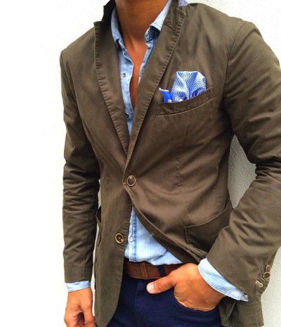 Pocket square details