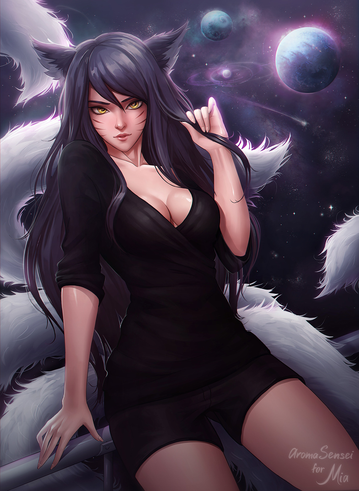 Beautiful Kitsune Ahri League Of Legends Lol 18 Mar 2018 ｜random