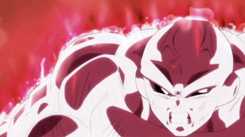 Ultra Instinct Goku VS Jiren gifset from Dragon...