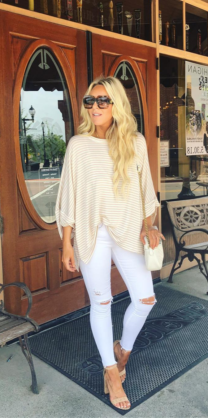 50+ Cozy Outfit Ideas You Need - #Beauty, #Outfit, #Shopping, #Good, #Streetstyle Ia sucker for a great stripe top This one from shopreddress is only $42.00 and comes in like 5 other color options Shop my top plus the rest of my look by following me on the Liketoknowit App, or taking a screenshot of this pic to be sent a Liketoknowit email, or you can always use the link in my profile too:  