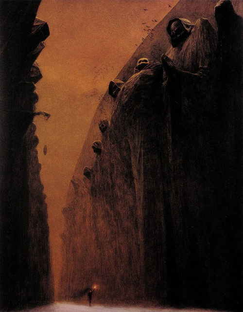 anarchart:Valley of the Dead ,Zdzislaw Beksinski,1972