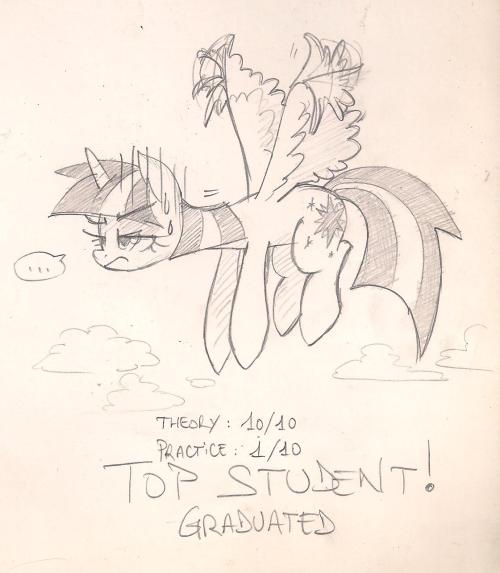 Some of you asked for a quick doodle illustrating mfw Twilight...