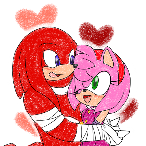 knuckles x amy | Tumblr