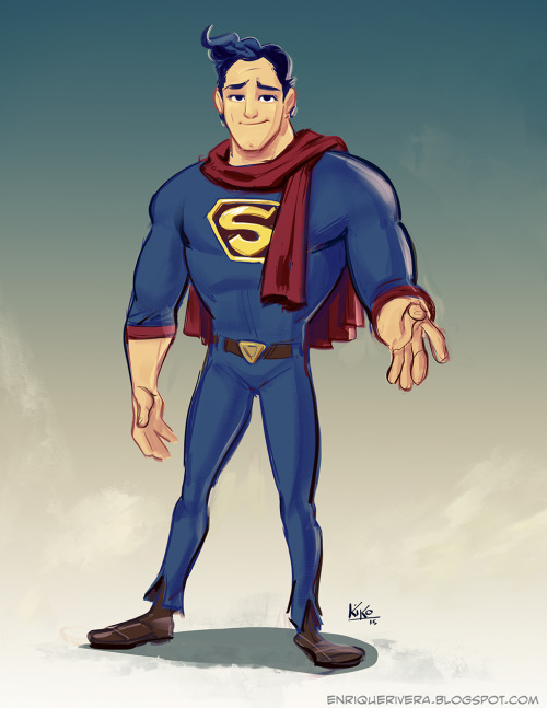 Playing around with a more “approachable” Superman...