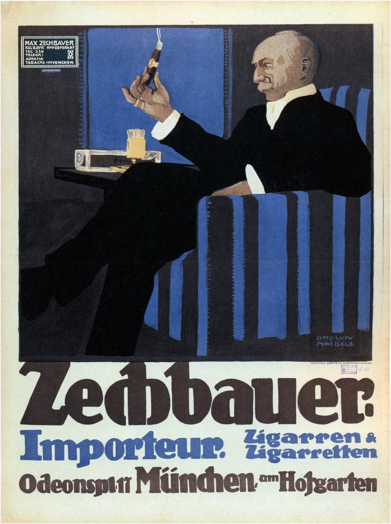 1905 Zechbauer Importeur Zigarren & Zigaretten