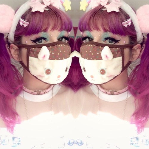 angeleeku:Today’s look inspired by @pastelusagi getting...