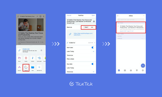 ticktick integrations