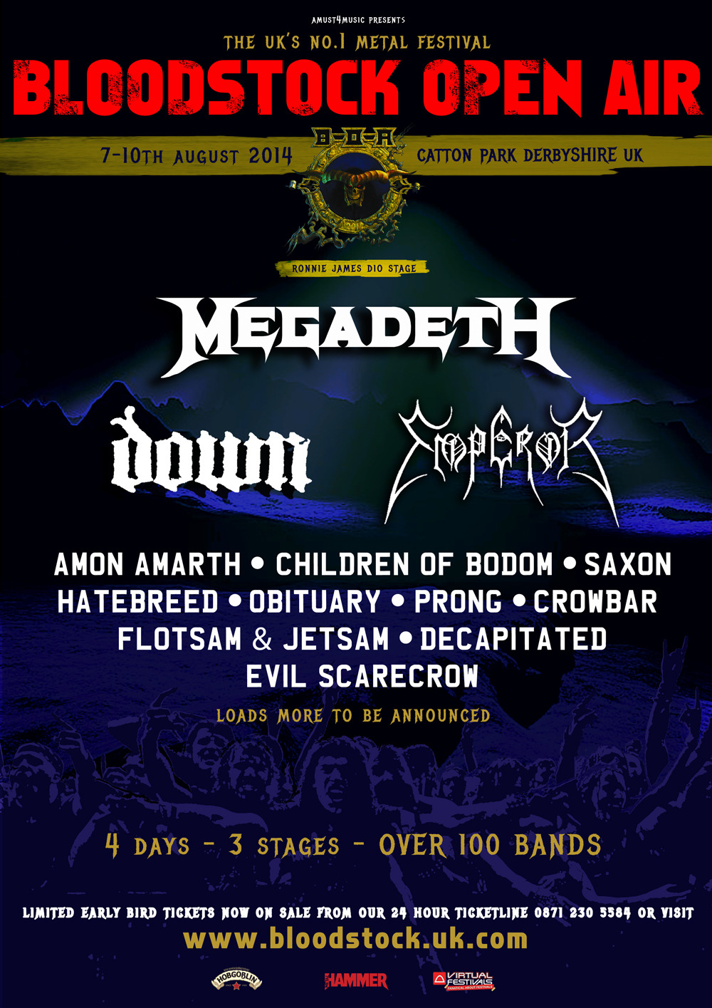 BLOODSTOCK BRING MORE BANDS…BLOODSTOCK is thrilled to announce the ...