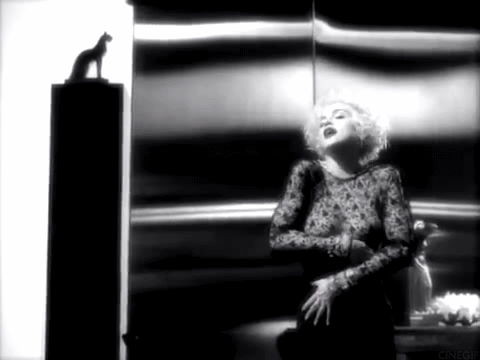 madonna vogue david fincher lace top hollywood glamour platinum blonde