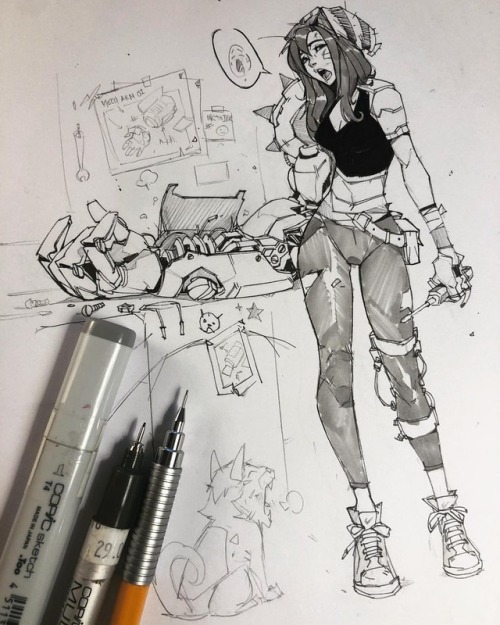 hichamhabchi:it’s a bit a hard to keep track with #inktober...