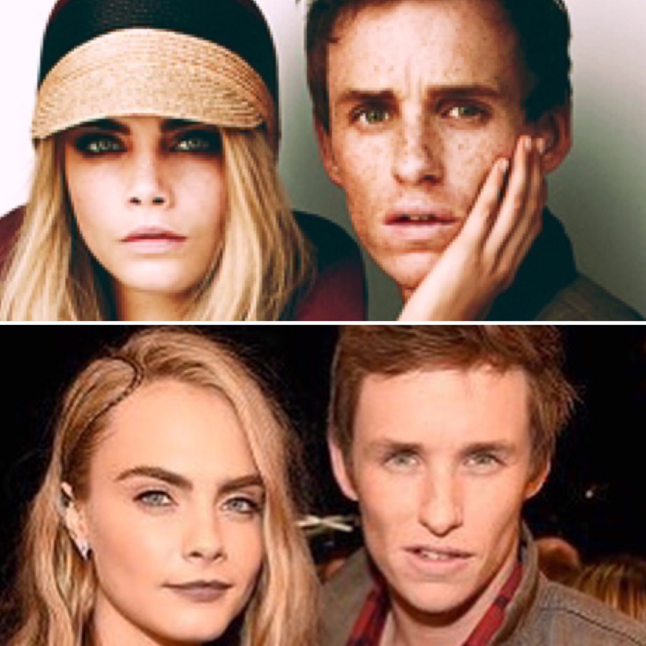 Bespokeredmayne Then And Now Eddie Redmayne And Cara Delevingne