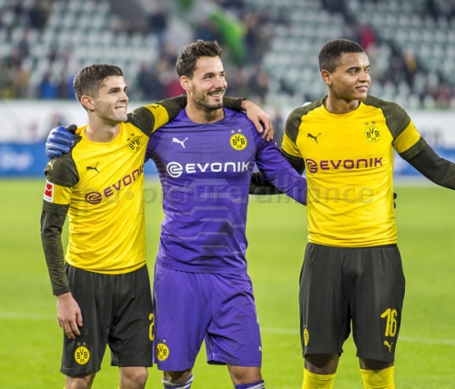 borussia dortmund christian pulisic roman bürki manuel akanji bvb