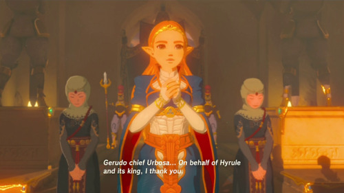 annyllel:I am intrigued by the handmaids behind Zelda. This...