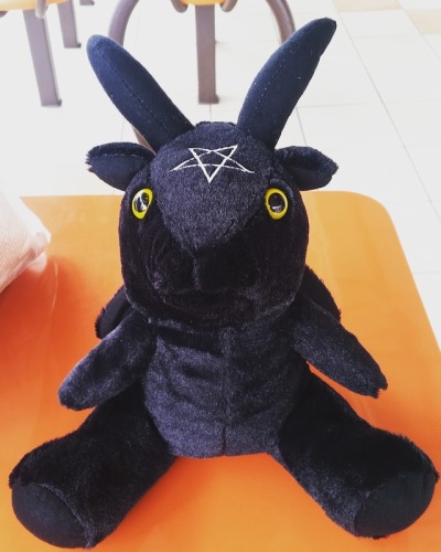 satanic goat plush