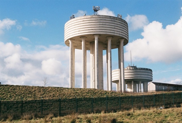 Concrete Canteen — Water towers. Garthamlock, Glasgow.