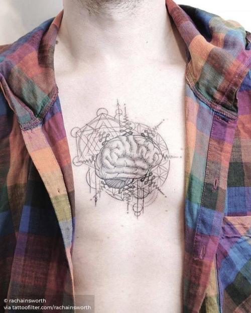 Jake Roche | By rachainsworth, done at La Graine Tattoo, Berlin.... brain;anatomy;chest;graphic;celebrity;facebook;rachainsworth;twitter;jake roche;singers;medium size