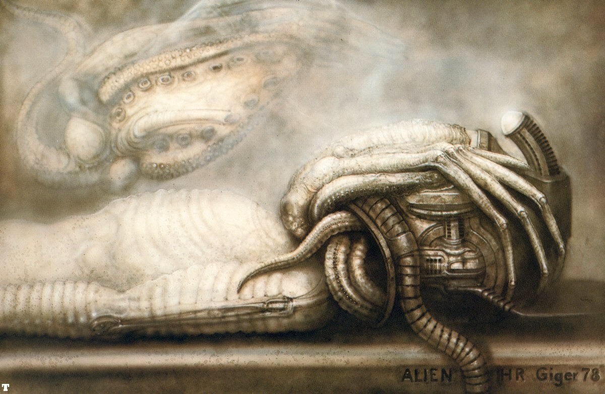 Alien 1979 Xenomorph Concept Art
