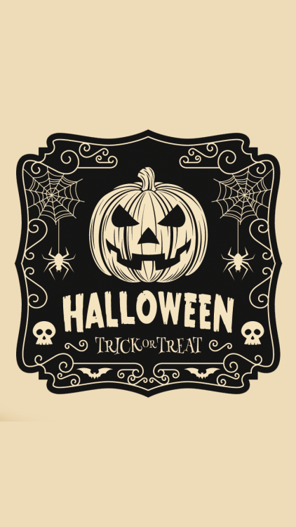 9. Halloween lockscreens