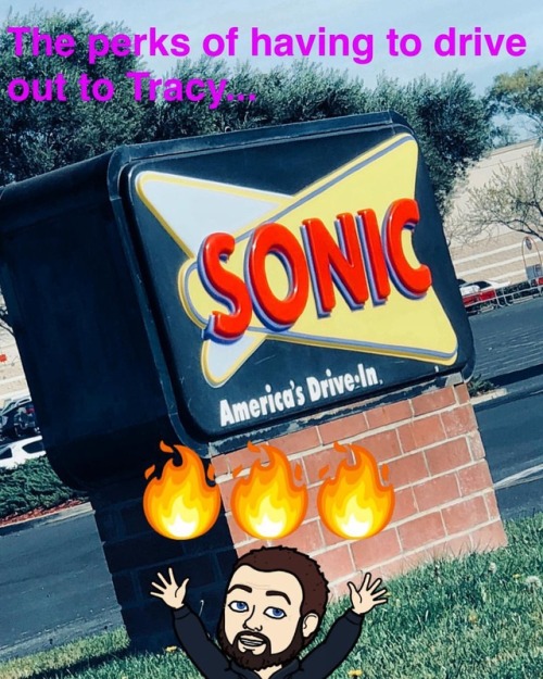 <p>You can get anything at Sonic… #imjj @iamjeremyjones (at Sonic Drive-In)</p>