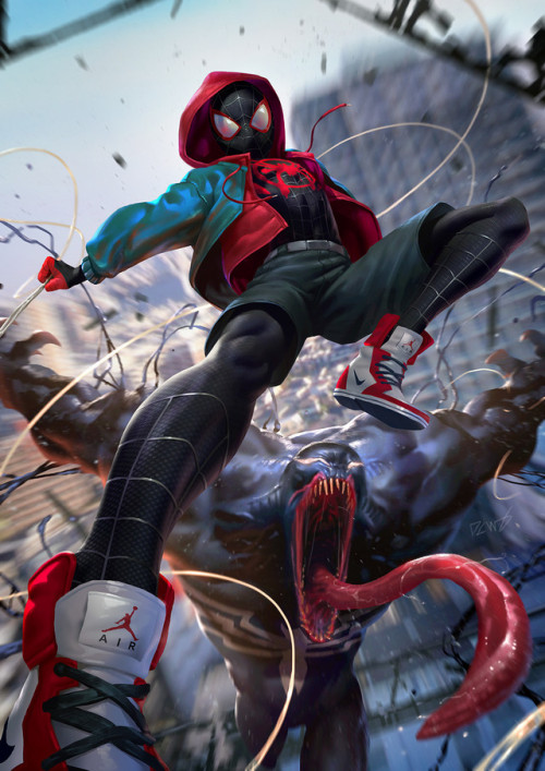 adventure-fantasy:Spiderman vs venombyDerrick Chew