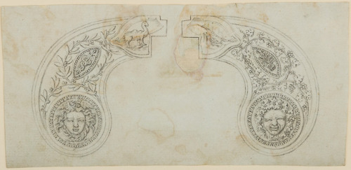 Pair of Designs for the Decoration of the Grips of Pocket...