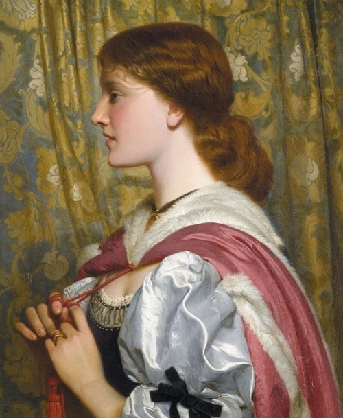 a-little-bit-pre-raphaelite:Silvia, Charles Edward Perugini