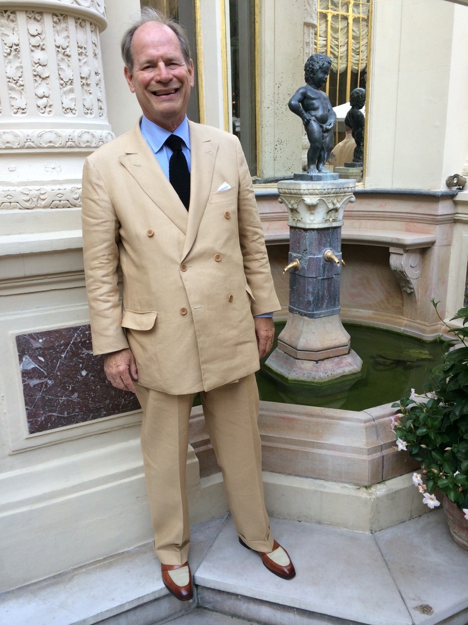 Adriano Dirnelli Will From A Suitable Wardrobe Wears A Linnen Nsm