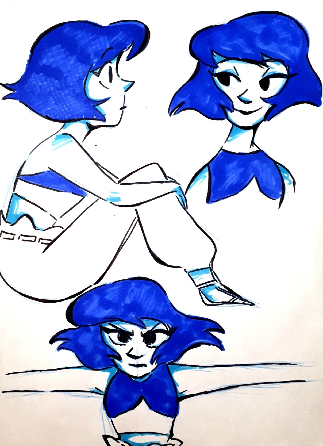 Wanted to draw lapis again. It’s been a while !
