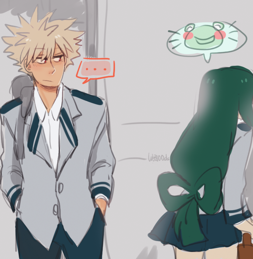 bakugou & tsuyu