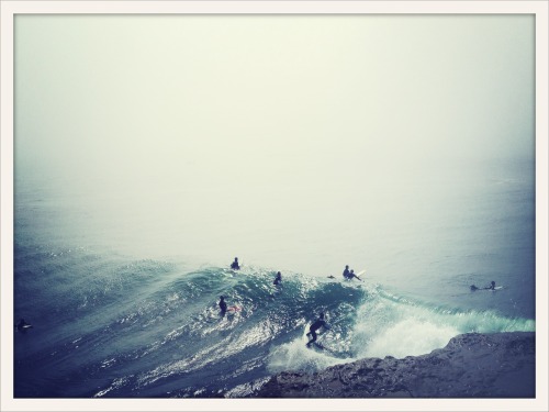 Steamer Lane in Santa Cruz, California. 