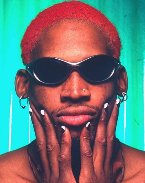 Y2k Aesthetic Institute — Dennis Rodman Sure Loved Y2k Era Oakleys Examples 