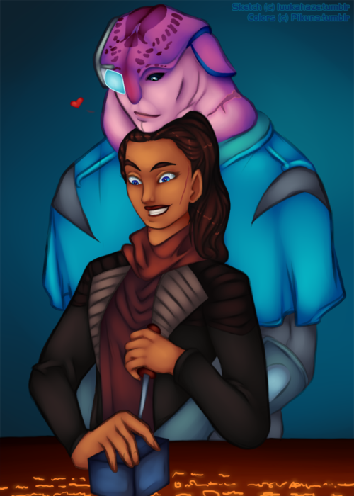 pikuna:First pic with my Ryder and Jaal, yay! 8DAyden is a...