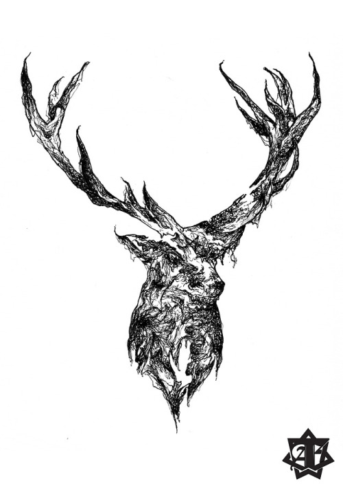 mrbjm:Satanelk - ink on paper