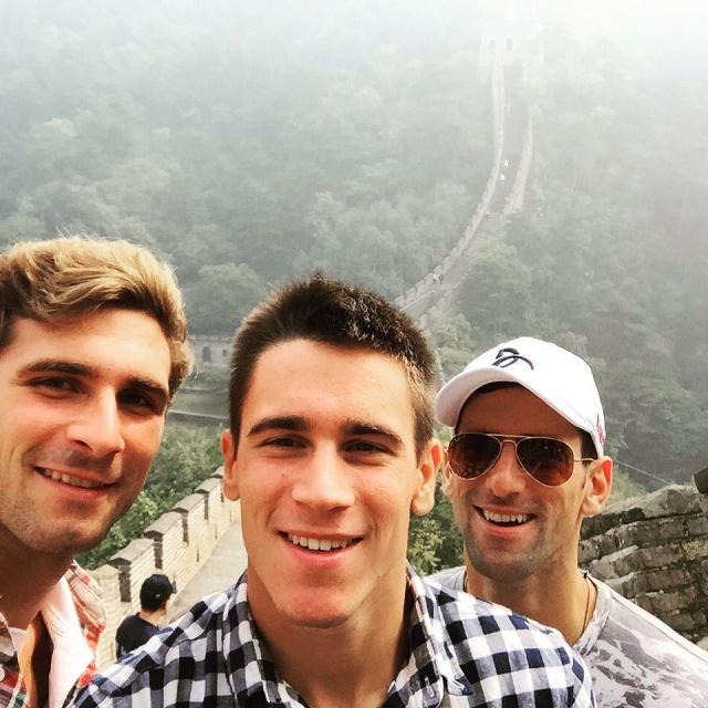 NOVAK DJOKOVIC Novak With His Brothers Marko And Djordje His