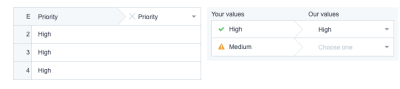 ClickUp data import label matching