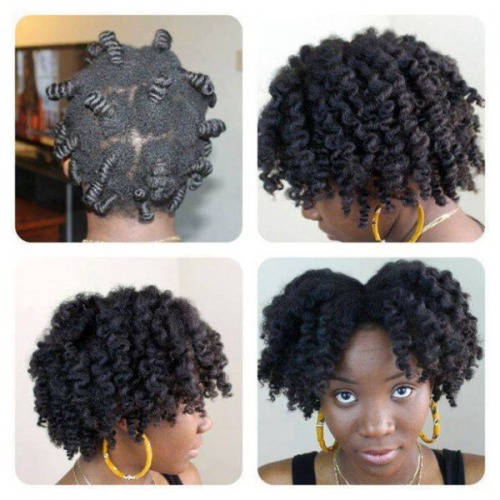 Natural hair glory. - Bantu knot out curls Follow for more styles...
