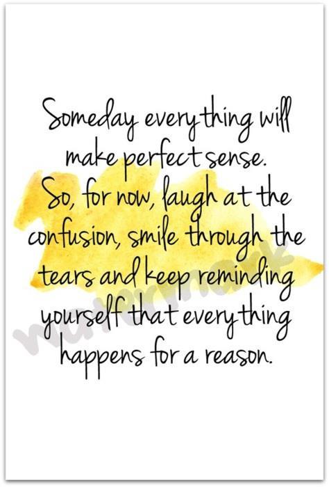 everything happens for a reason quote