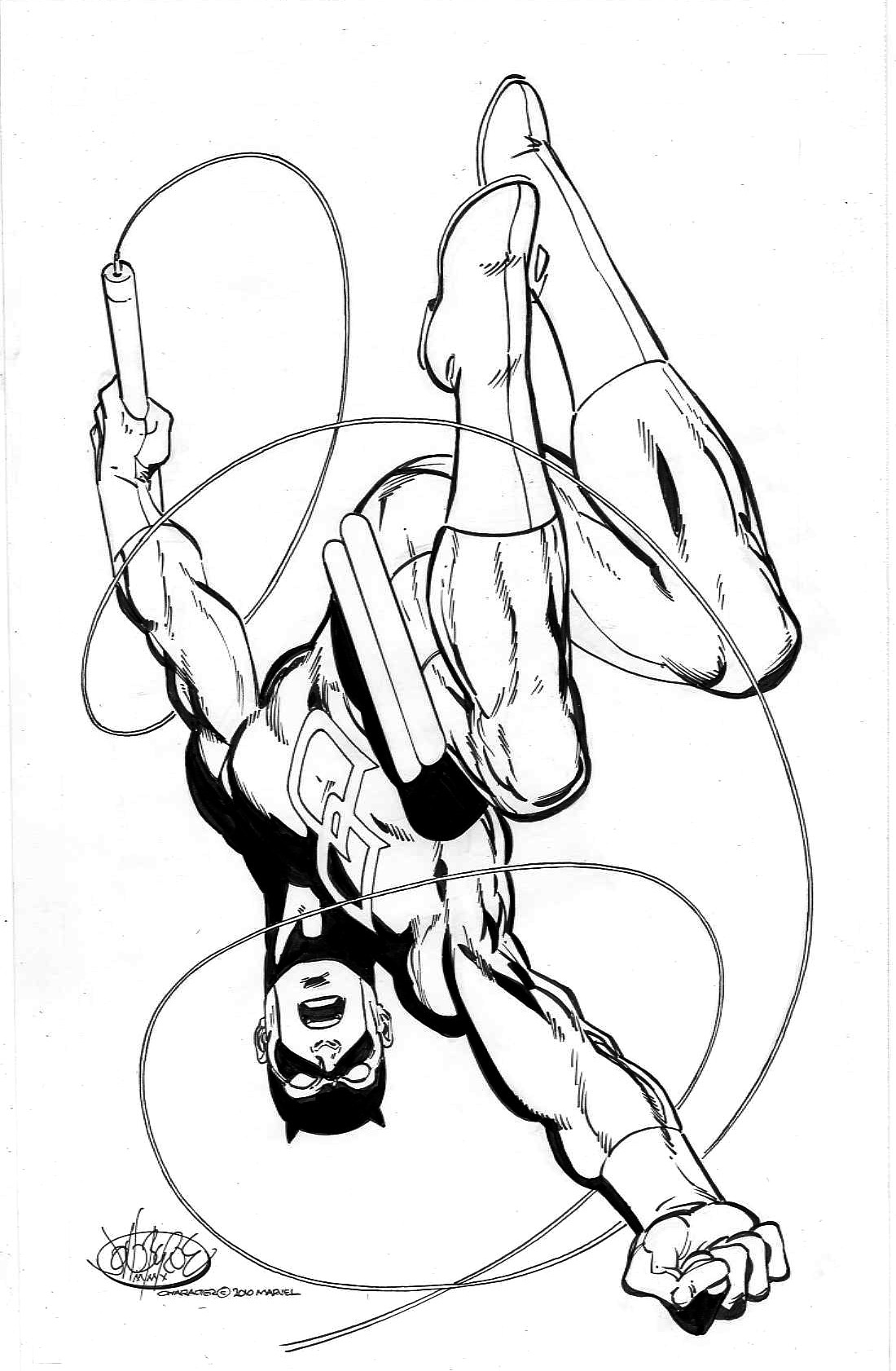 John Byrne Draws Daredevil By John Byrne 2010