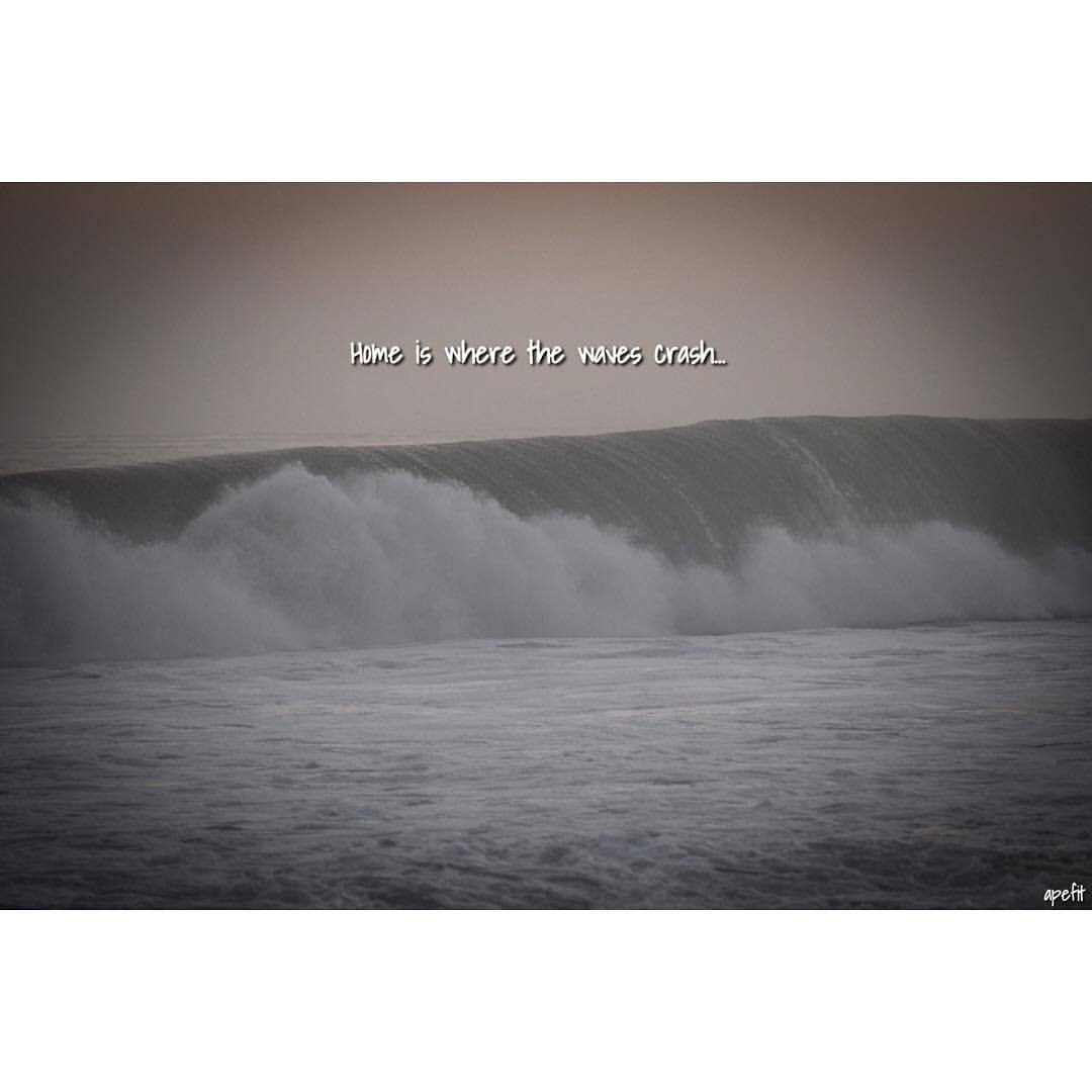 Get Apefit With April Home Is Where The Waves Crash Waves