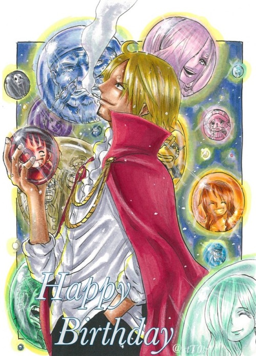 falknerzero:¡¡¡ FELIZ CUMPLEAÑOS SANJI !!!02/03-Créditos...