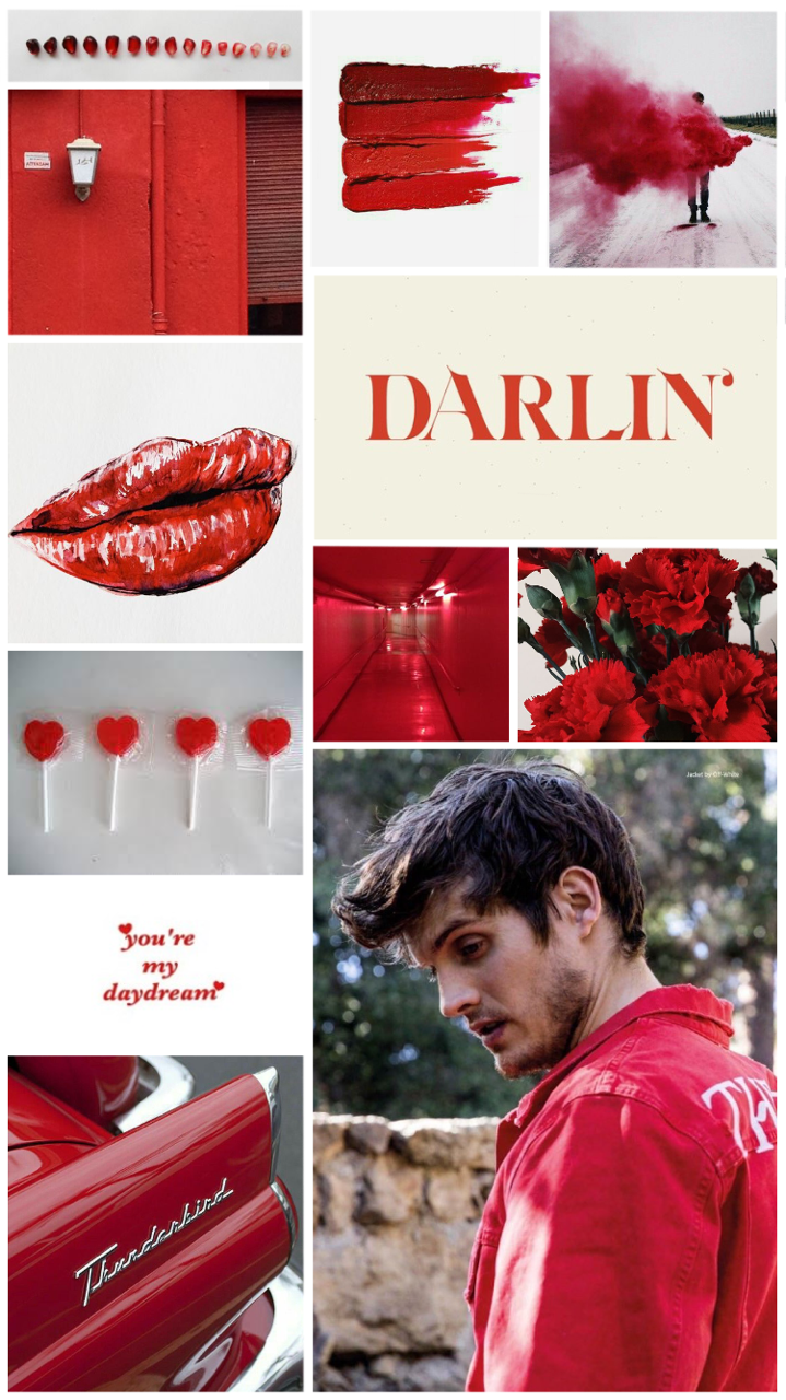 Picturesque Aesthetics Daniel Sharman Red And White Aesthetic