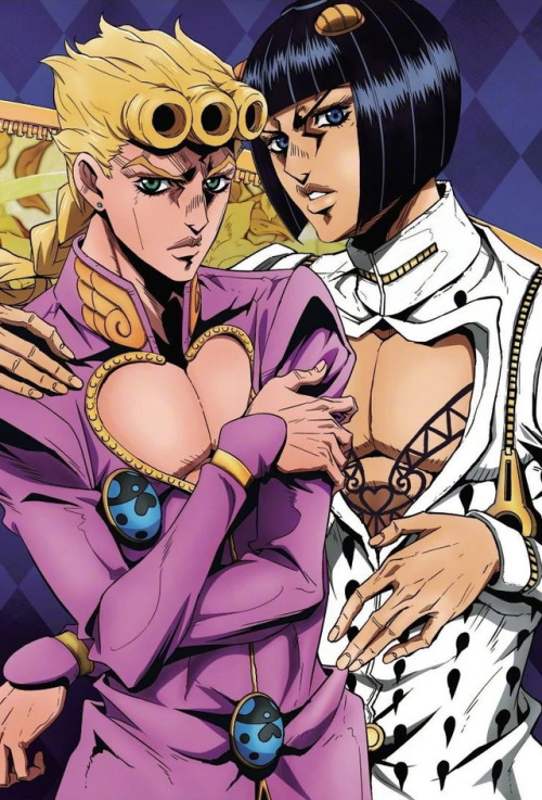 highdio:Giorno and Bruno (Animage Magazine, November 2018).